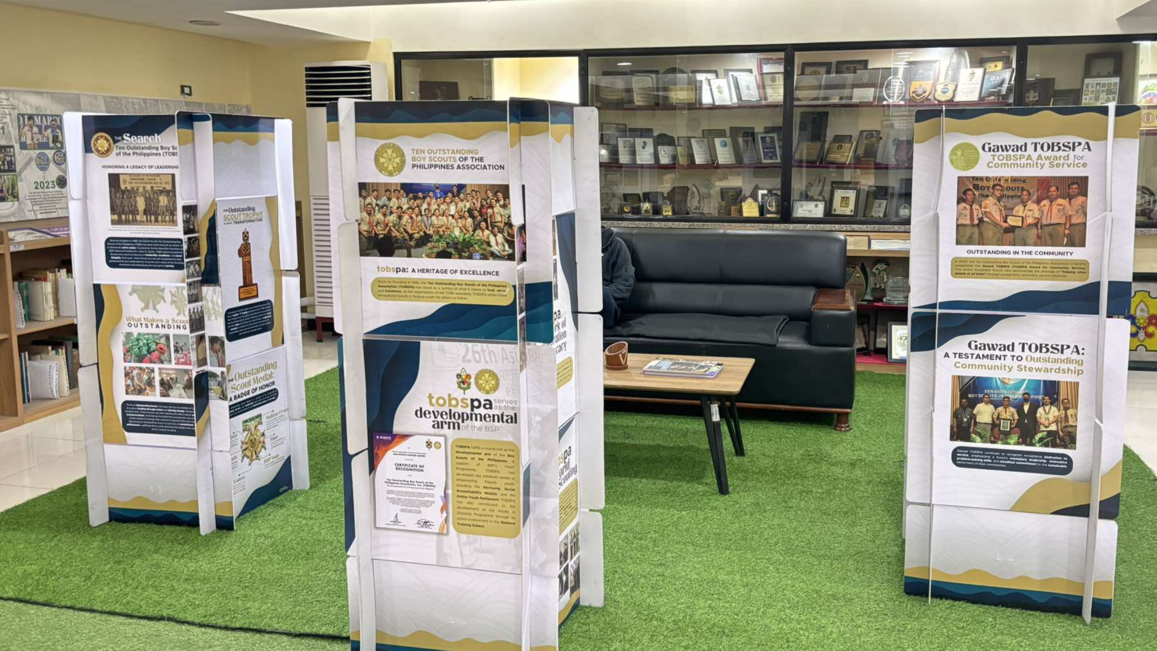 TOBSPA installs exhibit at the BSP Library and Museum